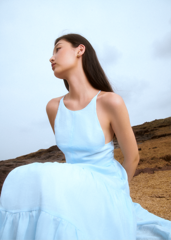 Lois Midi Dress - Sky