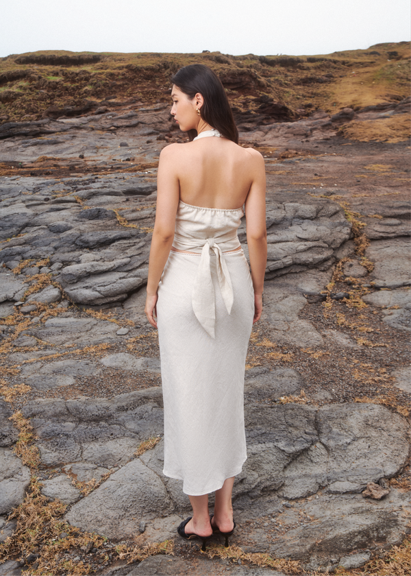 Bea Midi Skirt - Sand