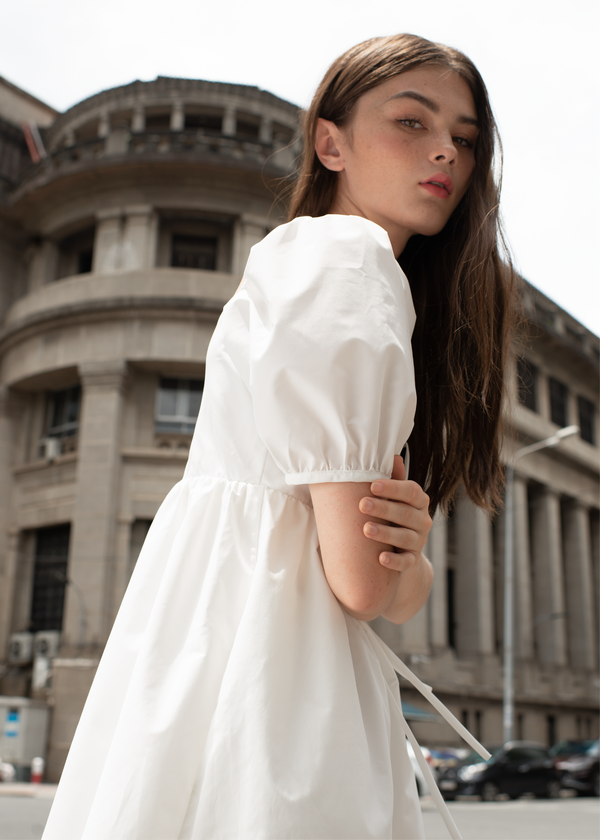 Loulou Mini Dress - White Loulou Mini Dress - White