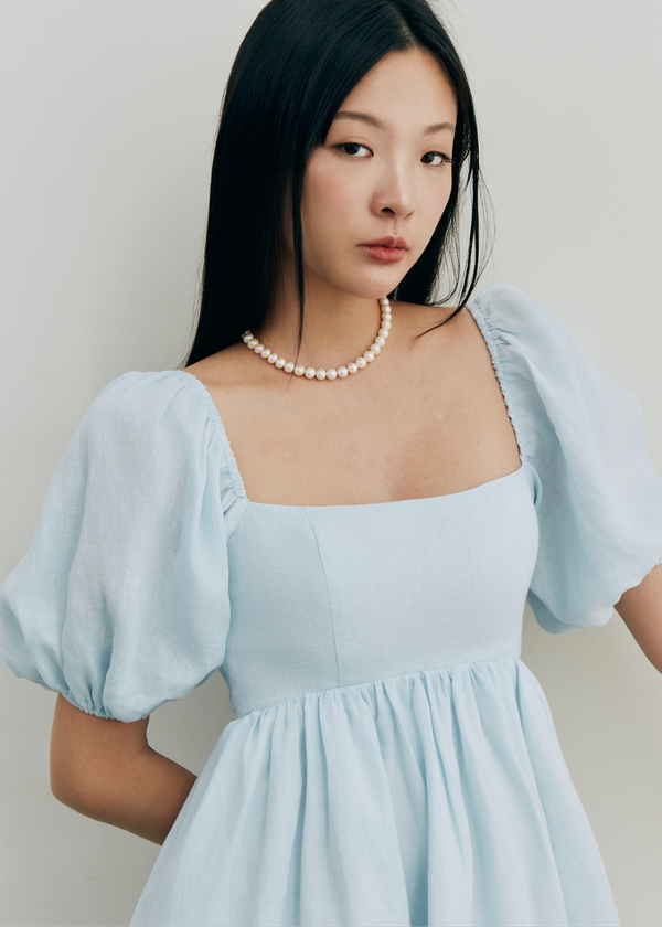 Sherlyn Mini Dress - Baby Blue