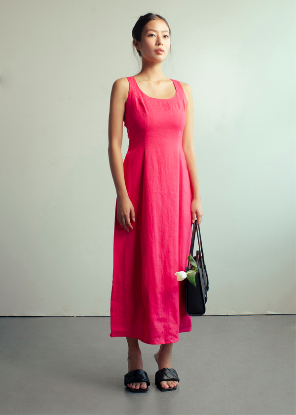 Stanley Midi Dress - Fuchsia Fedora Stanley Midi Dress - Fuchsia Fedora