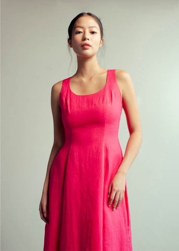 Stanley Midi Dress - Fuchsia Fedora Stanley Midi Dress - Fuchsia Fedora