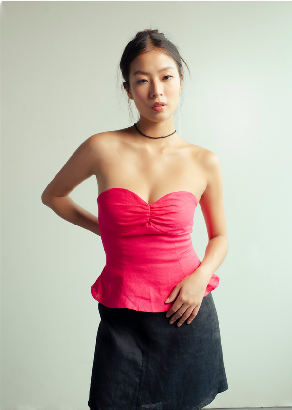 Roz Top - Fuchsia Fedora Roz Top - Fuchsia Fedora