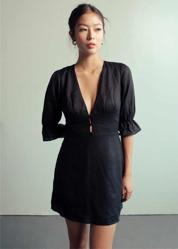 Lizzy Mini Dress - Black Lizzy Mini Dress - Black