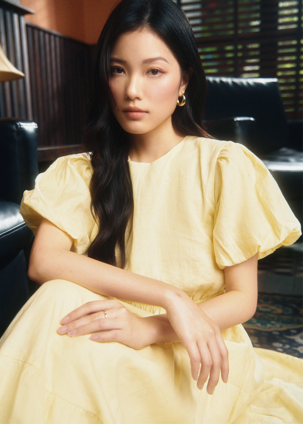 Zelda Maxi Dress - Pale Yellow