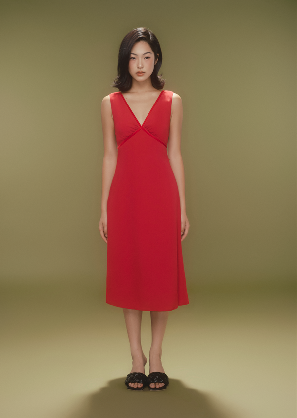 Lara Midi Dress - Black | Caramel Monster