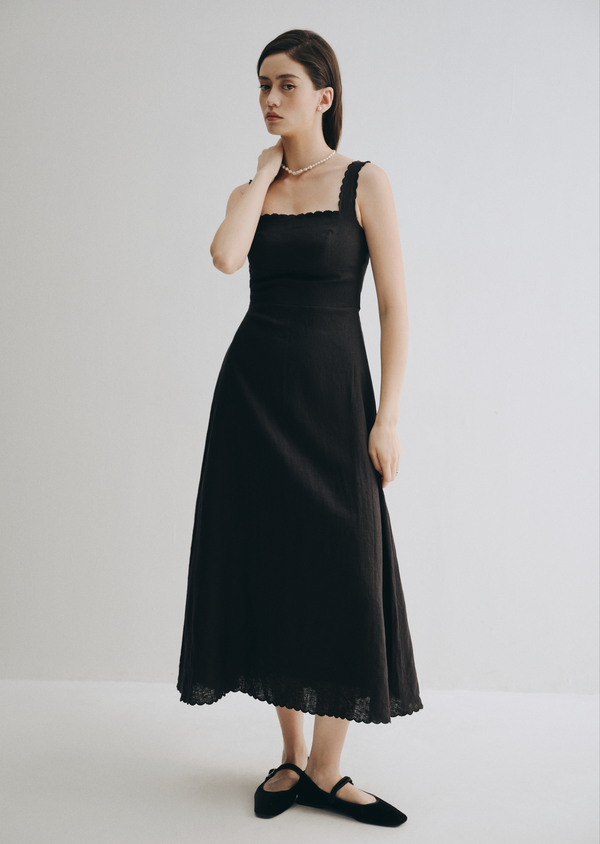 Amandie Midaxi Dress - Black