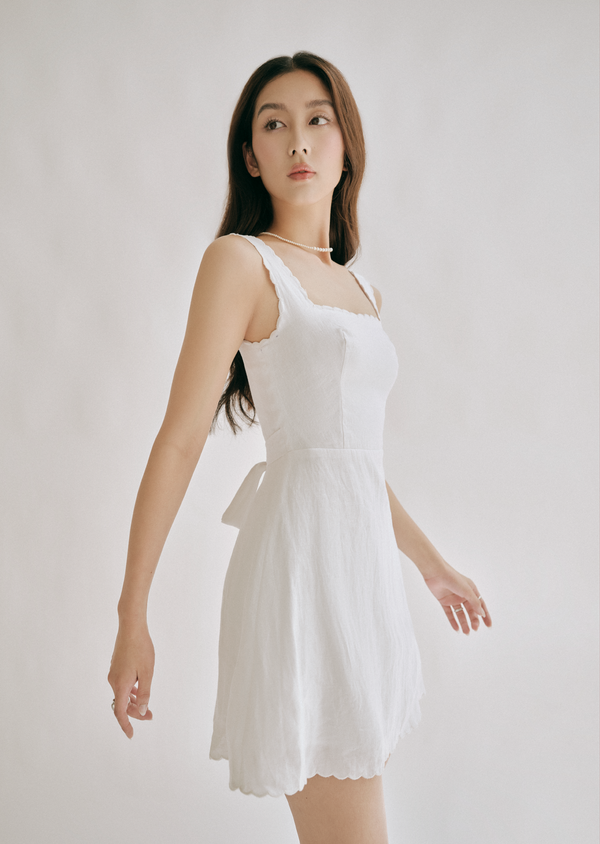 Lily Mini Dress - White