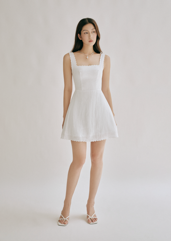 Lily Mini Dress - White
