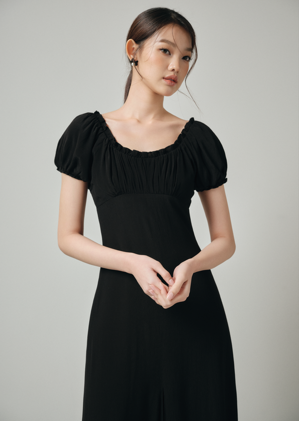 Patty Midi Dress - Black Patty Midi Dress - Black