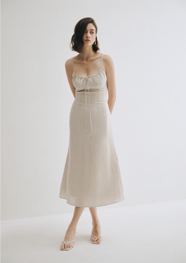 Iggy Midi Dress - Sand Iggy Midi Dress - Sand