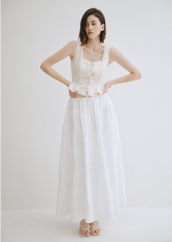 Sommi Top - Flowermarket In Sunlight