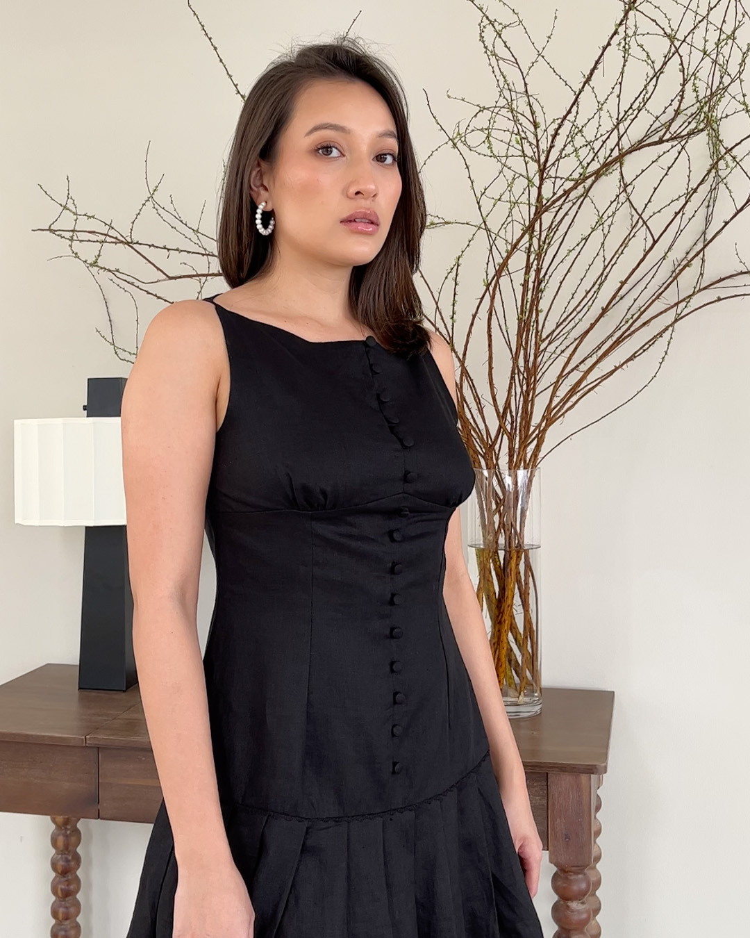 【関税&送料込】Chloe Black Gold Mini Dress In Lame Blend Chloé Black Gold Mini Dress | italist