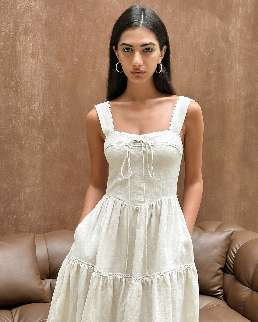☆MaxMara☆入手困難☆エレガントCady Long Dress/BEBER Brenda Midaxi Dress - White | Caramel Monster